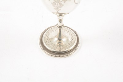 Lot 85 - Three Victorian silver goblets, various makers and dates