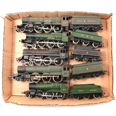 Lot 174 - Five OO gauge model railway locomotives including Mainline GW 2-6-0 5322