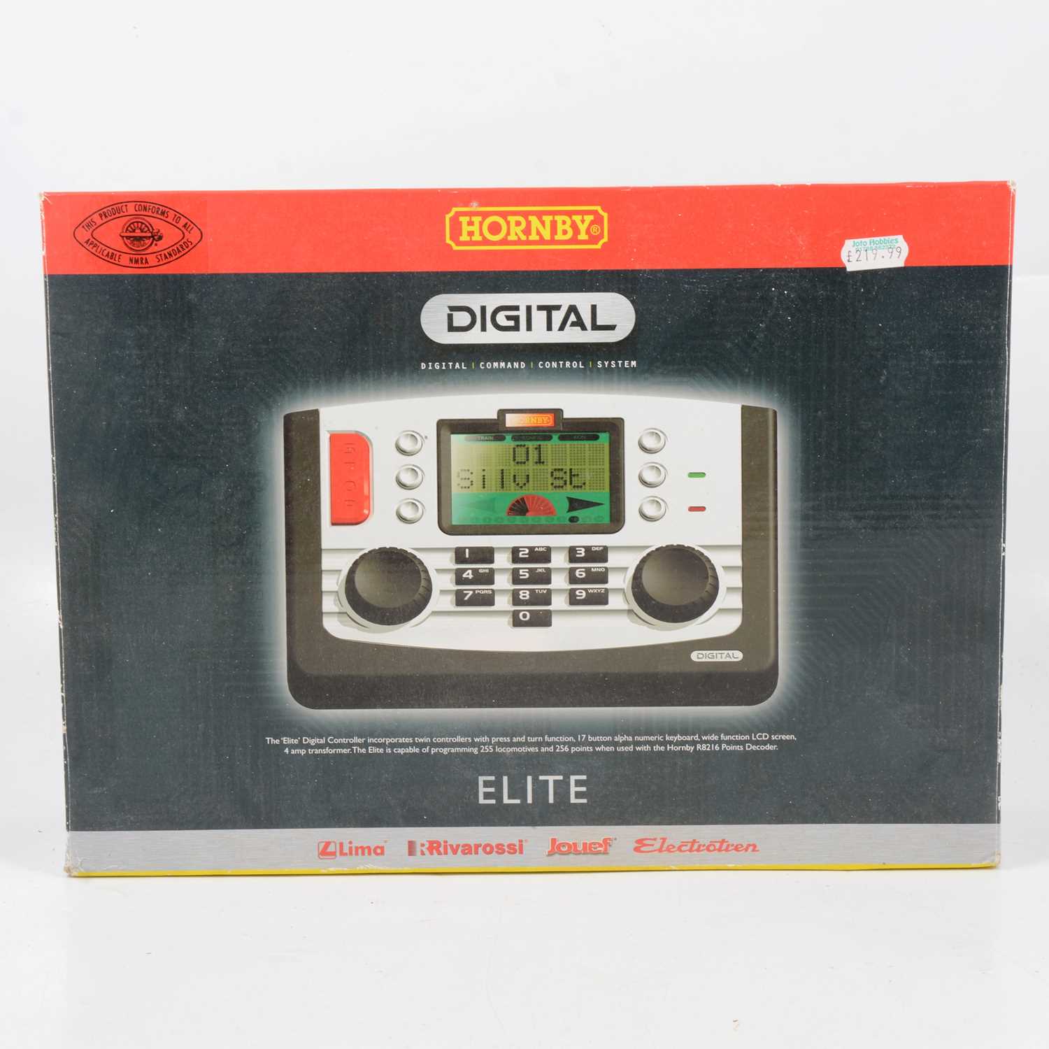 Lot 96 - Hornby model railway R8214 Elite digital command control system, boxed.