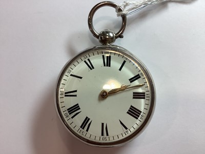 Lot 365 - Josiah Bartholomew London - a silver open face pocket watch