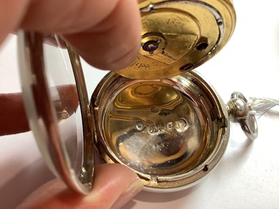 Lot 365 - Josiah Bartholomew London - a silver open face pocket watch