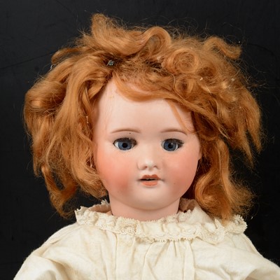 Lot 351 - SFBJ Paris bisque head doll, 60 headstamp.