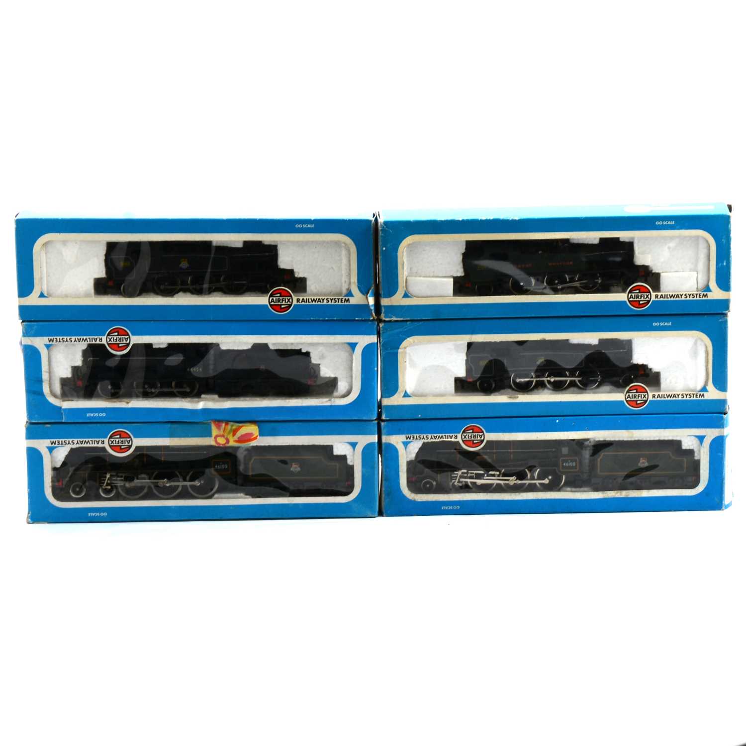 Lot 217 - Six Airfix OO gauge model railway locomotives