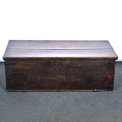 Lot 369 - Oak blanket box / trunk