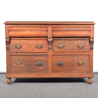 Lot 397 - Victorian stained beech sideboard