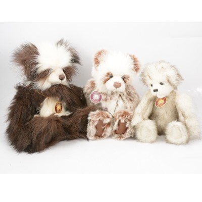 Lot 324 - Three Charlie Bears designed by Isabelle Lee