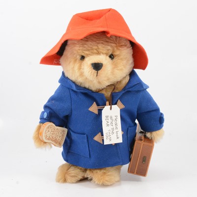 Lot 362 - Steiff Germany, Paddington Bear, with suitcase and sandwich