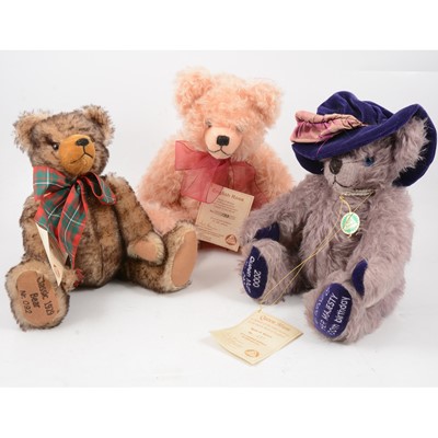 Lot 345 - Three Hermann Germany teddy bears including Classic 1929 Bear etc.