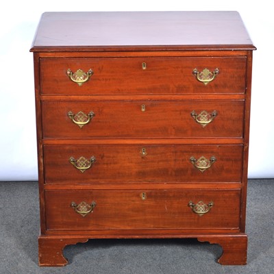 Lot 349 - Small Victorian mahogany chest of drawers