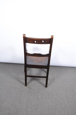 Lot 192 - 19th Century beech and elm country made elbow chair