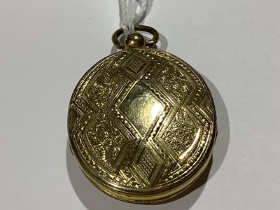 Lot 216 - A Victorian double hinged locket.