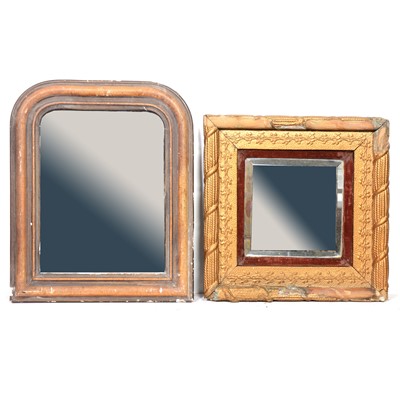 Lot 423 - Two Victorian wall mirrors