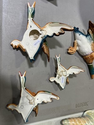 Lot 87 - Set of five Beswick duck wall plaques.