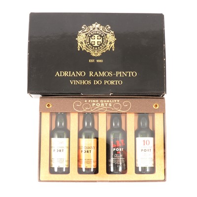 Lot 173 - Assorted port sample bottle gift sets and miniatures of global spirits, liqueurs, and beers