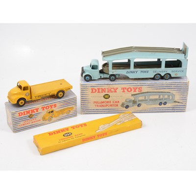 Lot 274 - Dinky Supertoys die-cast models, two including 533 Leyland cement wagon