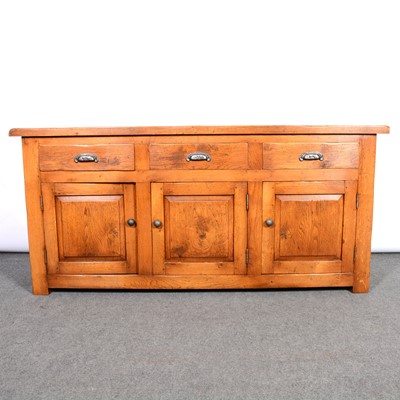 Lot 388 - Modern oak sideboard