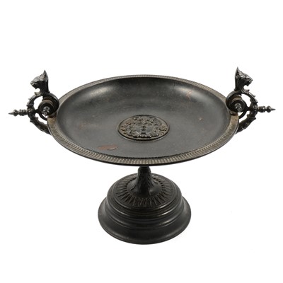 Lot 179 - Victorian cast iron tazza