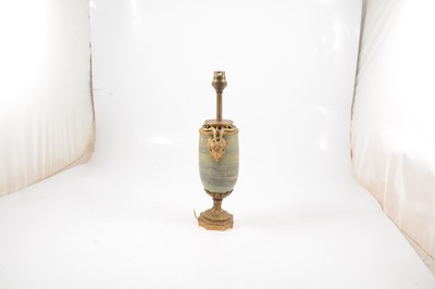 Lot 250 - French marble and gilt metal mounted lamp base