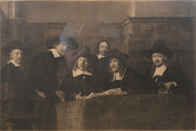 Lot 279 - After Rembrandt, Sampling Officers of the Drapers' Guild