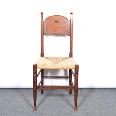 Lot 1005 - An Arts & Crafts oak single chair