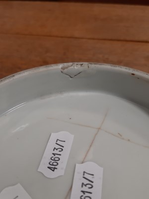 Lot 82 - Chinese polychrome jar, three Canton bowls and Japanese bowl.