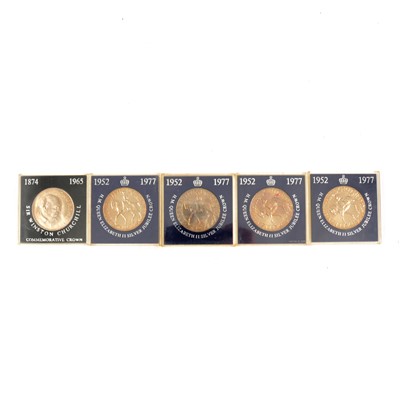 Lot 141 - Collection of coins, medallions, trade tokens, two pocket watches, playing cards and postcards.