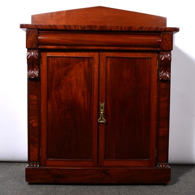 Lot 350 - Victorian chiffonier walnut sideboard, two...