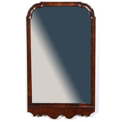 Lot 314 - George II style oak pier glass