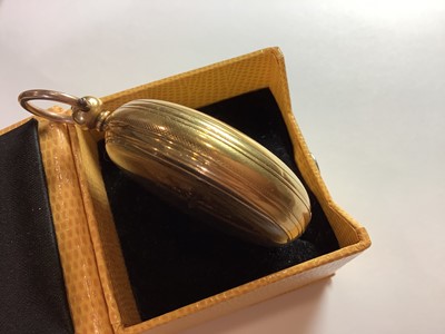 Lot 354 - Isaac Wilkinson Leicester - an 18 carat yellow gold open face pocket watch.