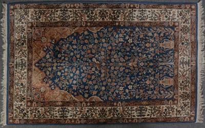 Lot 397 - Tabriz Tree of Life rug, and a Dargazine runner.