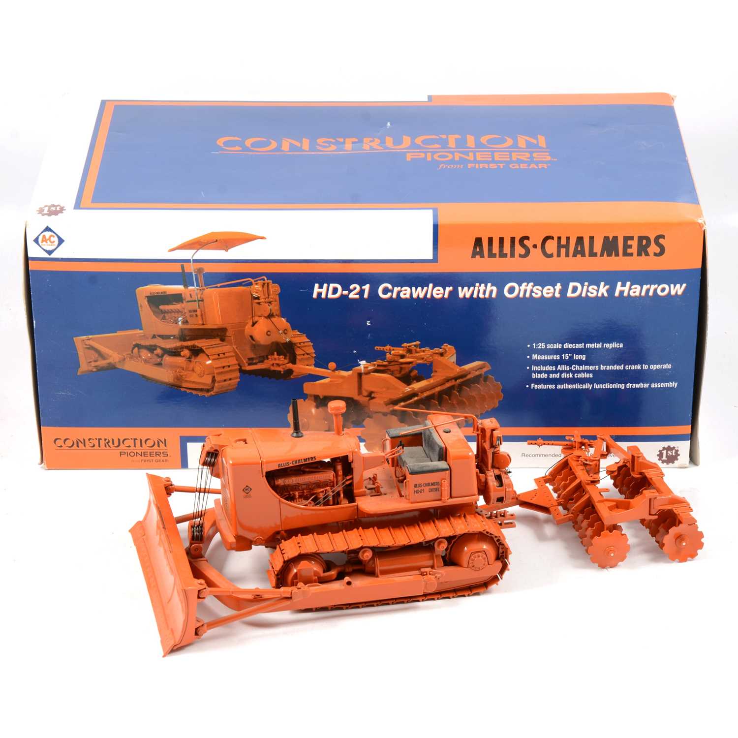 Construction Pioneers from First Gear 125 scale model AllisChambers