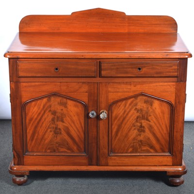 Lot 402 - Victorian mahogany cupboard