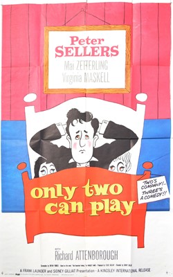 Lot 1170 - Only Two Can Play (1962) - original film poster staring Peter Sellers, 40x27inch.