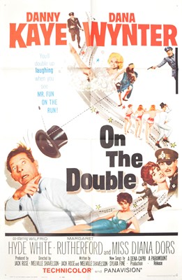 Lot 263 - 3x Posters On the Double (1961), Everybody Loves Otley (1969), The Wrong Box (1966).