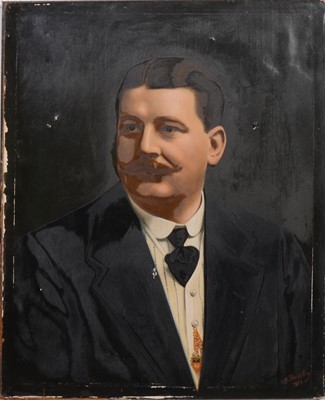 Lot 330 - Five early 20th century portraits, various