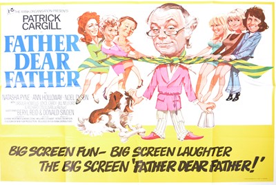 Lot 268 - Three original film posters, Father Dear Father (1973), Sinful Davey (1969), Press for Time (1966)