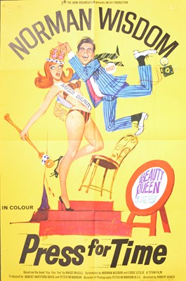 Lot 268 - Three original film posters, Father Dear Father (1973), Sinful Davey (1969), Press for Time (1966)