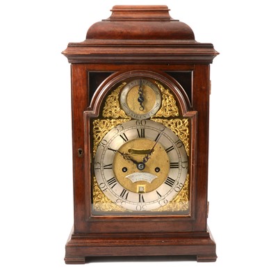 Lot 169 - George III mahogany bracket clock