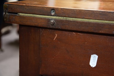 Lot 214 - George III mahogany card table