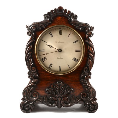 Lot 148 - William IV rosewood bracket clock