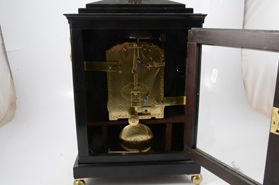 Lot 167 - George IV ebonised bracket clock