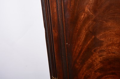 Lot 183 - Mahogany longcase clock