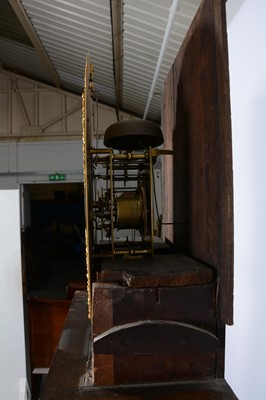Lot 183 - Mahogany longcase clock