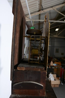 Lot 183 - Mahogany longcase clock