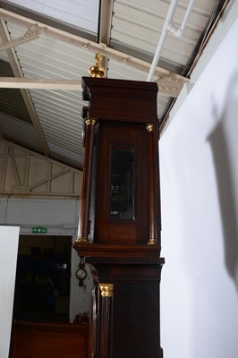 Lot 183 - Mahogany longcase clock