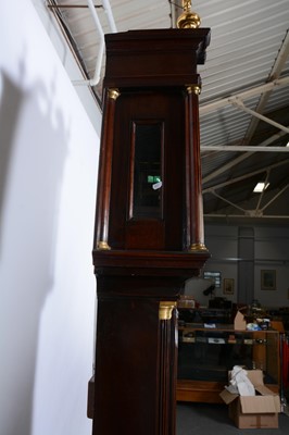 Lot 183 - Mahogany longcase clock