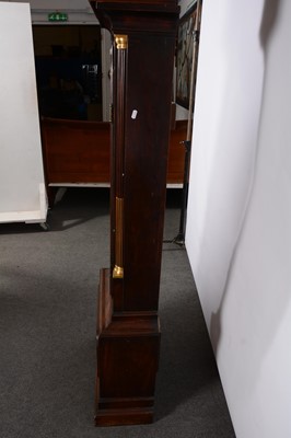 Lot 183 - Mahogany longcase clock