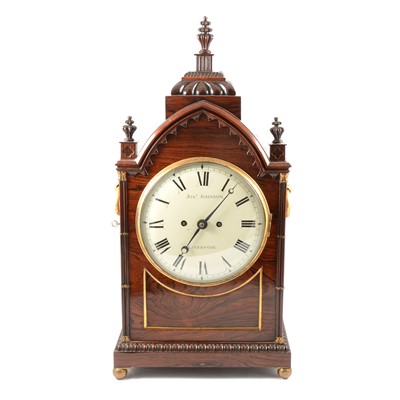 Lot 170 - George IV rosewood bracket clock