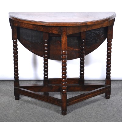 Lot 411 - Oak credence table