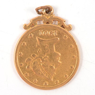 Lot 96 - A Gold United States Ten Dollar Coin 1901.